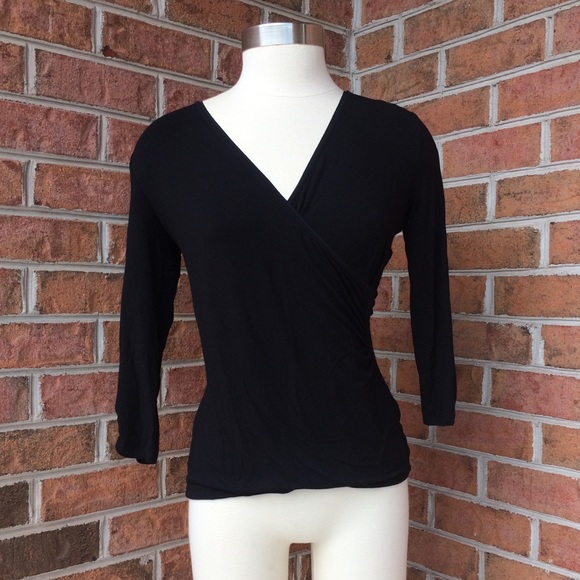 White House Black Market Tops - WHBM wrap top
